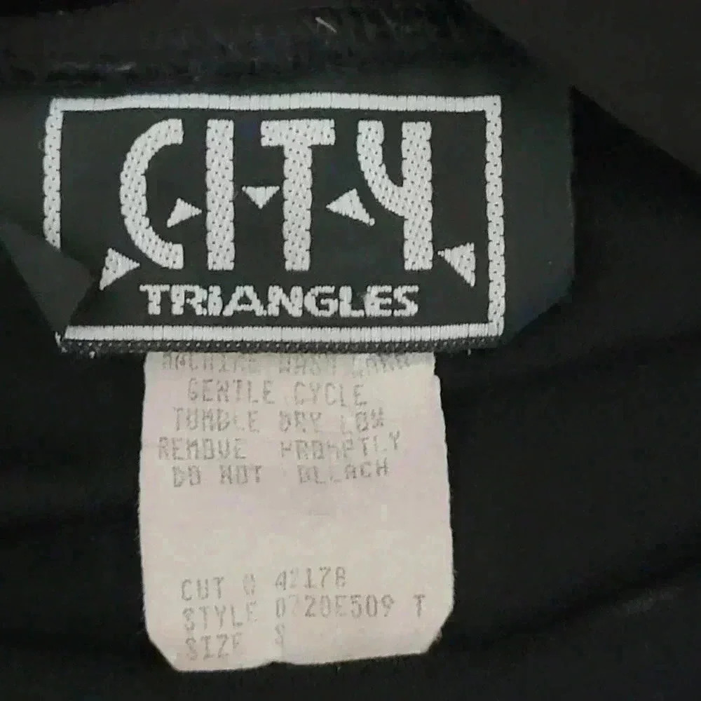 Vintage 90s Black Asymmetrical Dress - Picture 8 of 11